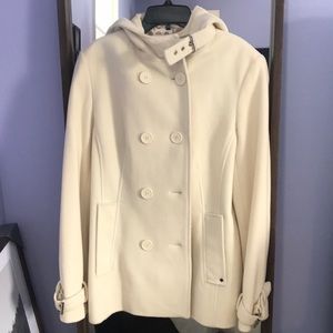 Black Rivet Pea Coat